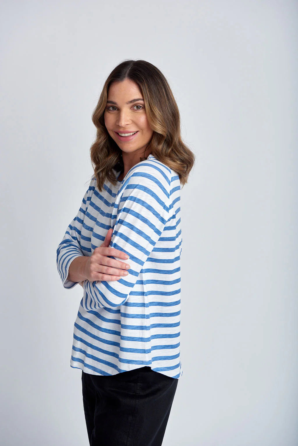 Stripe 3/4 Raglan T