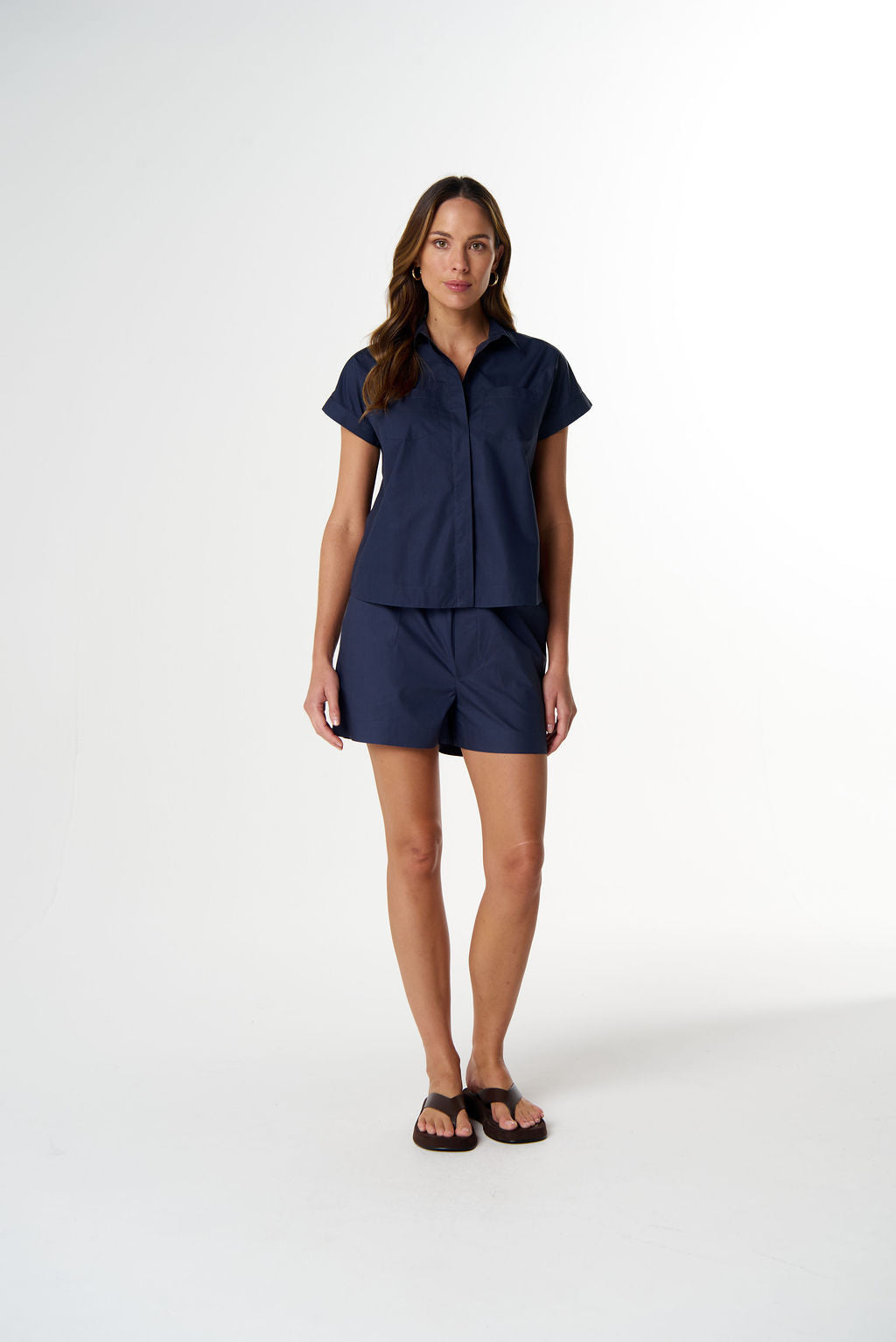 Chill Cotton Cap Sleeve Shirt