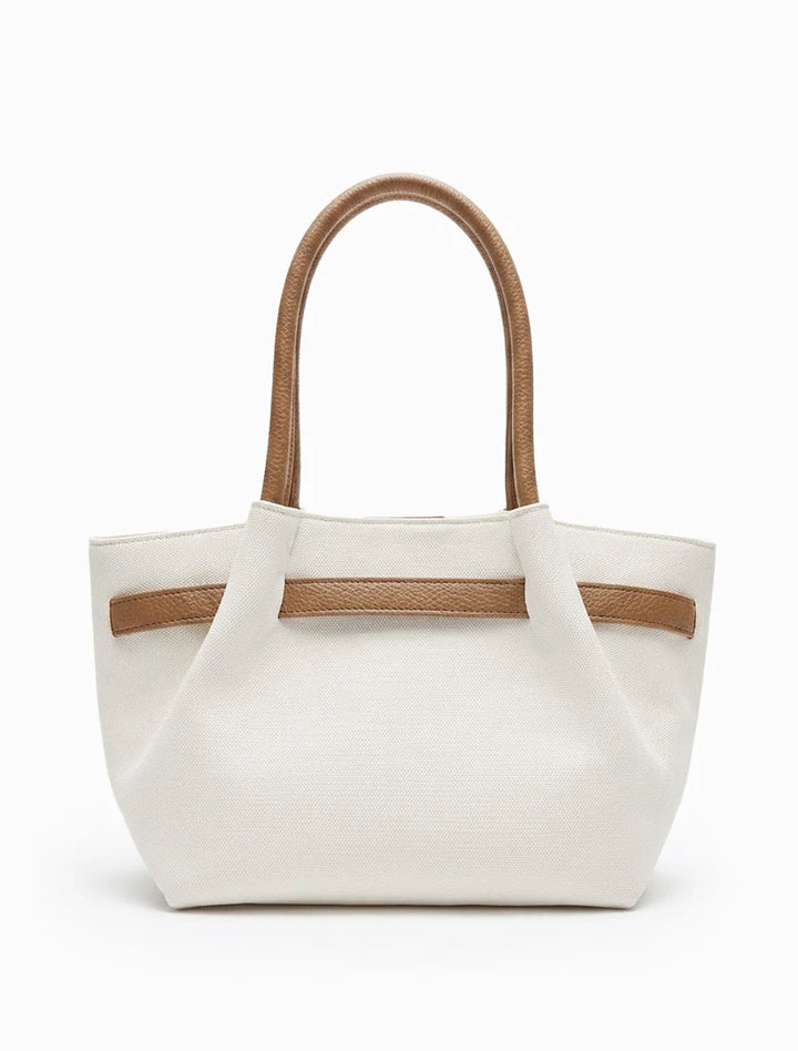 Chiswick Tote White Tan
