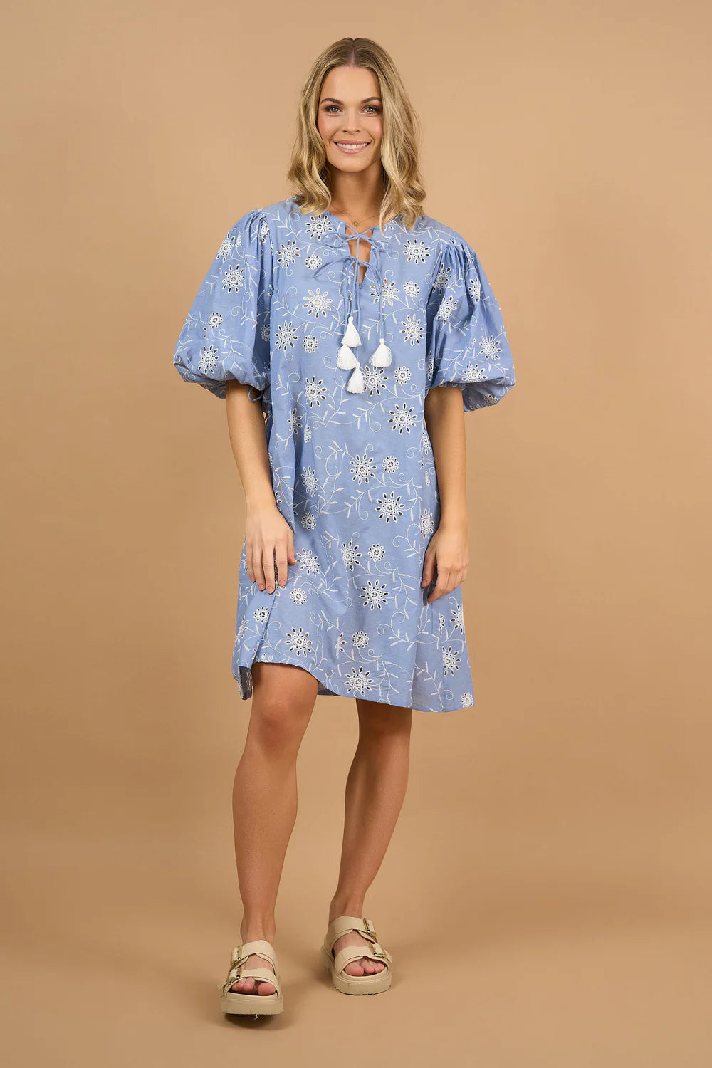 Daisy Dress- Chambray Burst