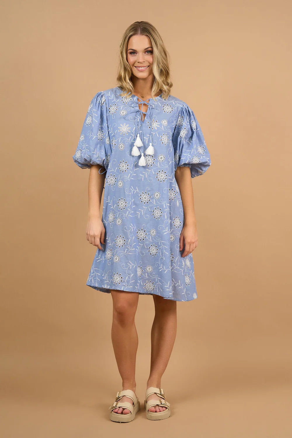 Daisy Dress- Chambray Burst