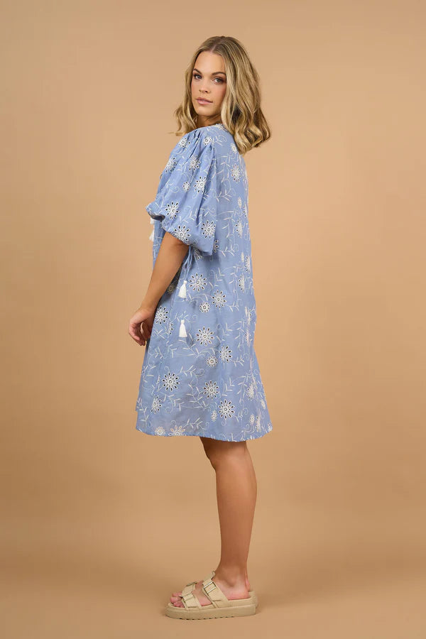 Daisy Dress- Chambray Burst