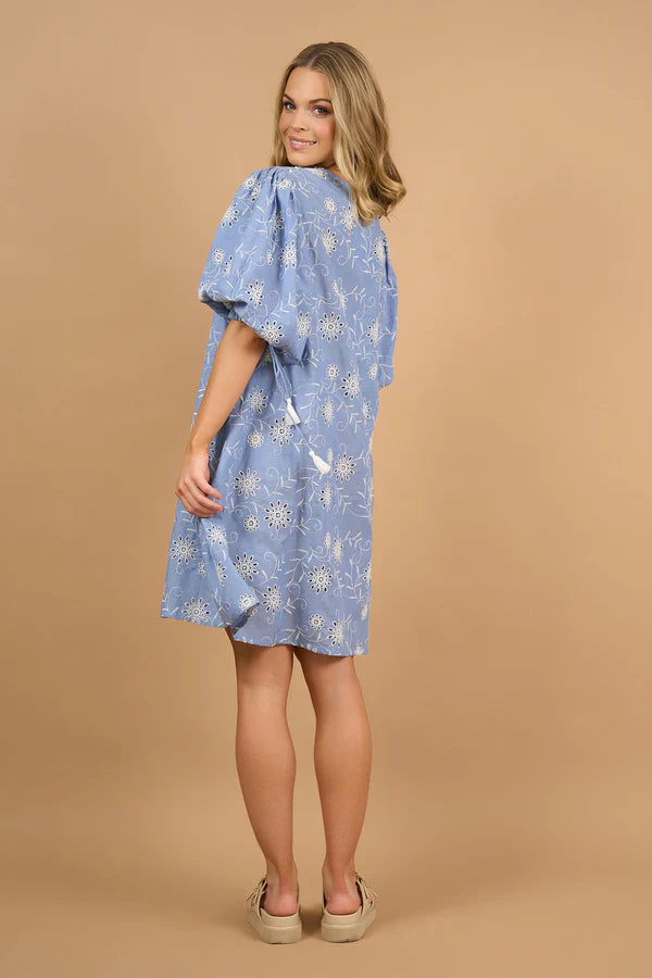 Daisy Dress- Chambray Burst