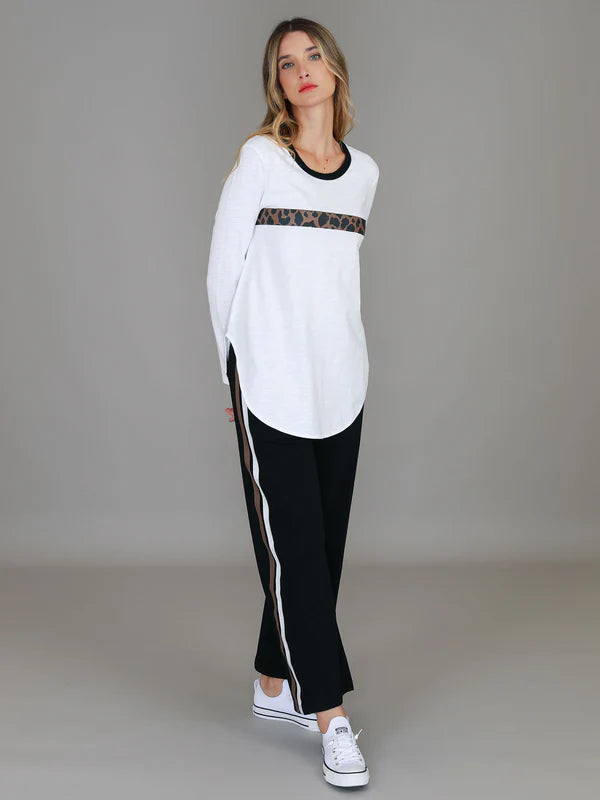 Di Leopard Stripe T Shirt