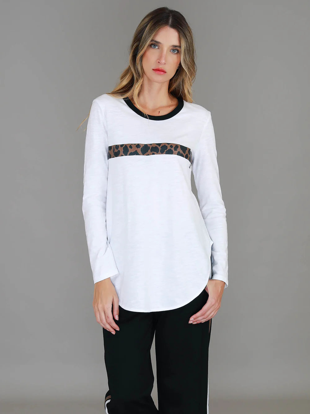 Di Leopard Stripe T Shirt