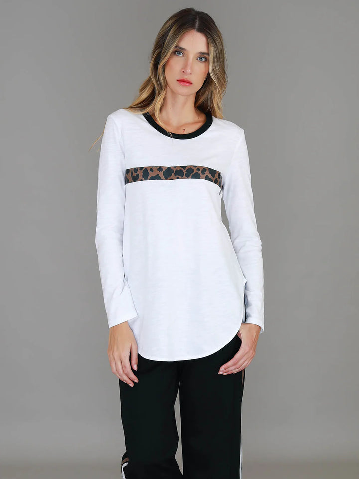 Di Leopard Stripe T Shirt