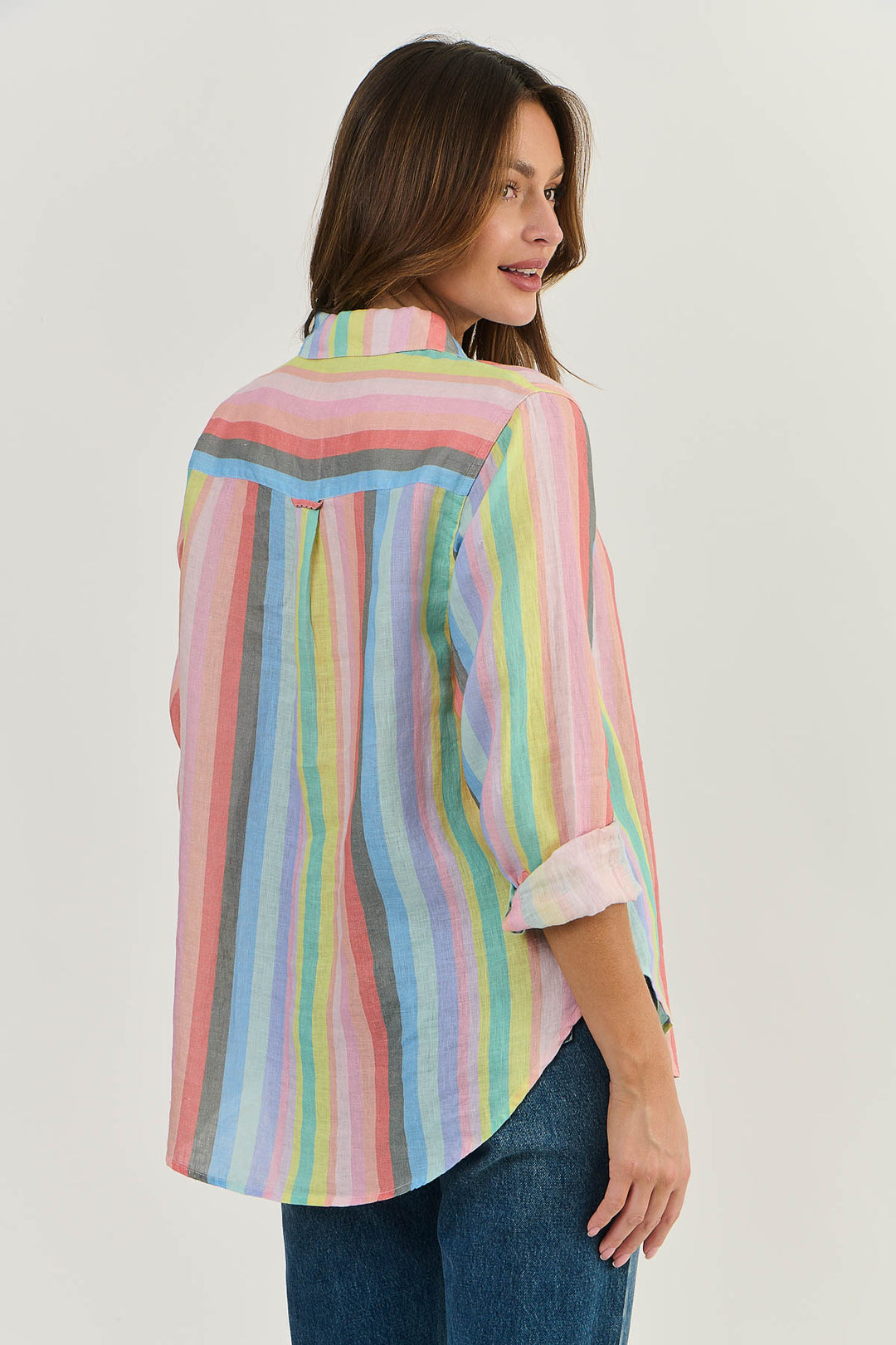 Rainbow Linen Shirt