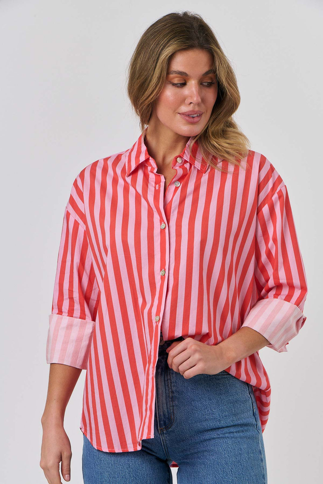 POPLIN SHIRT - stripe