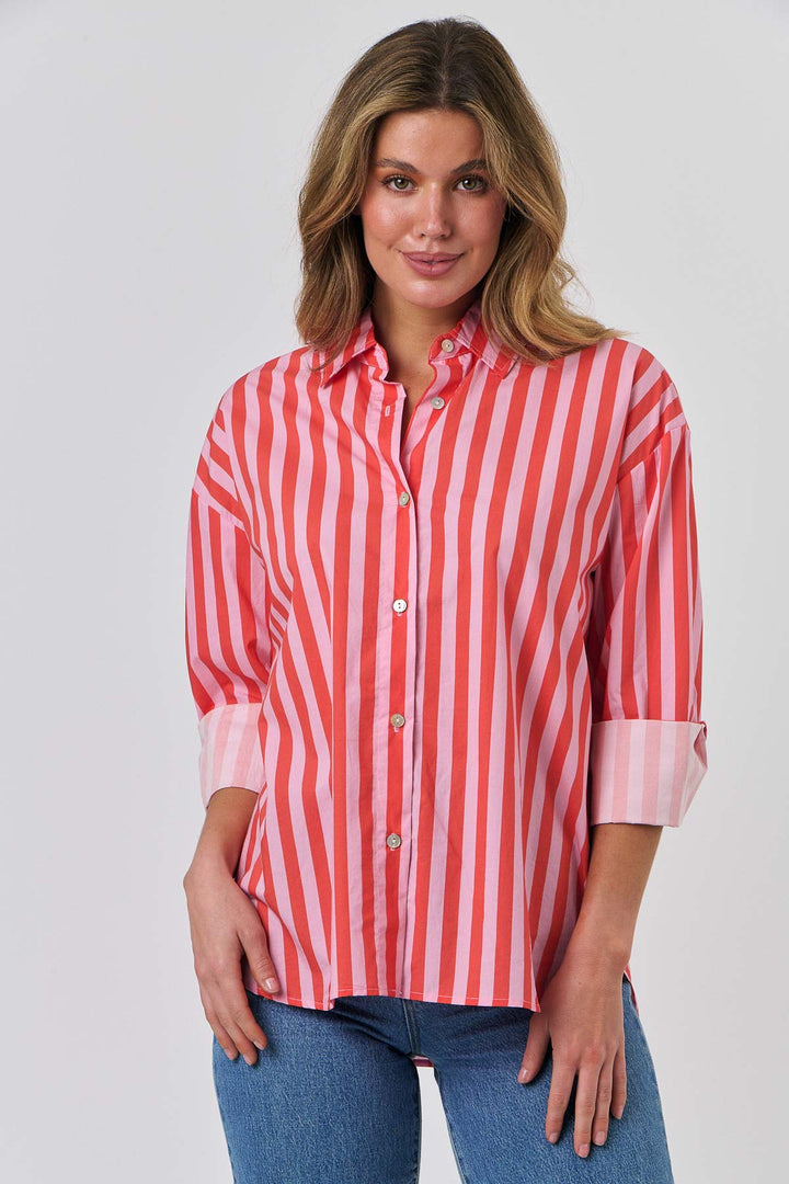 POPLIN SHIRT - stripe