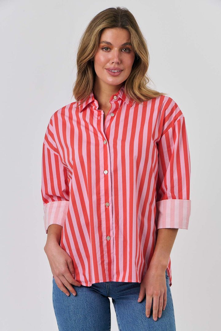 POPLIN SHIRT - stripe