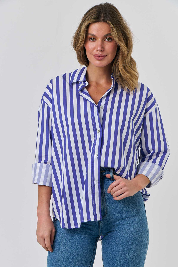 POPLIN SHIRT - stripe