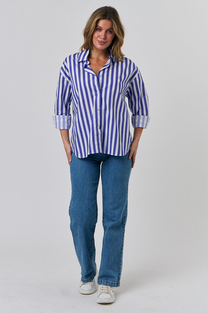 POPLIN SHIRT - stripe