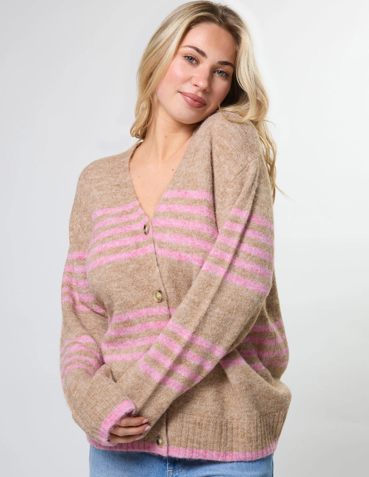 Desert Rose Stripe Cardi