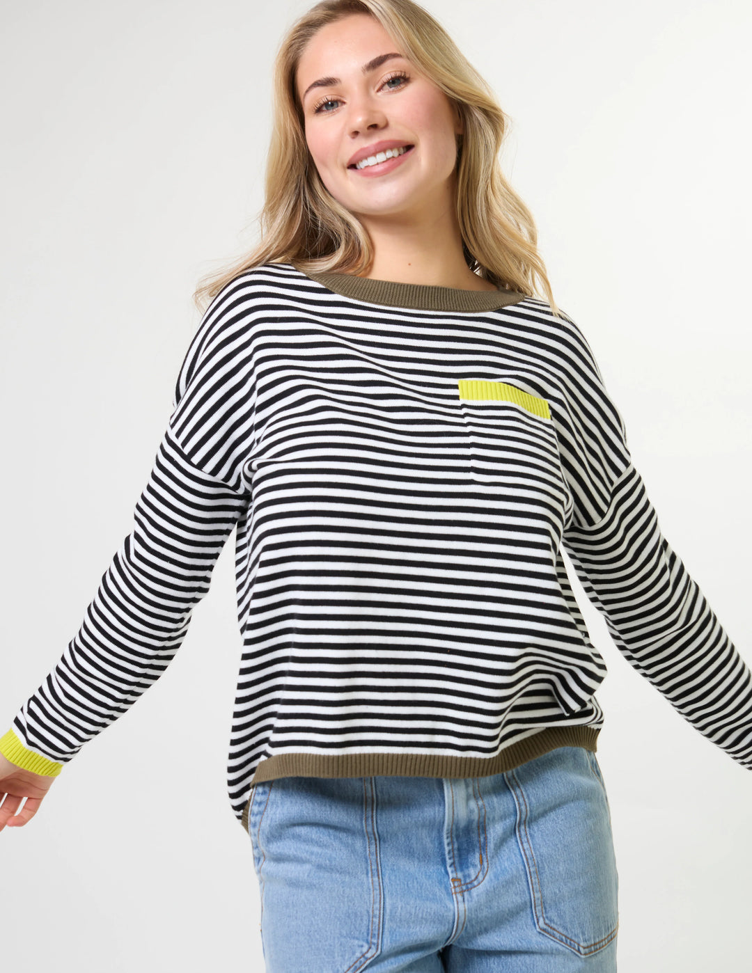 Street Pocket Jumper-Blk/Lime