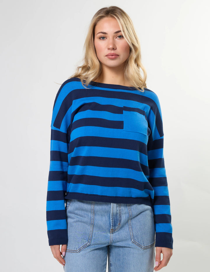 Street Pocket Jumper- Oceanic