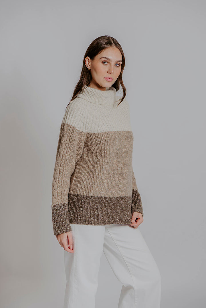 Block Stripe Knit