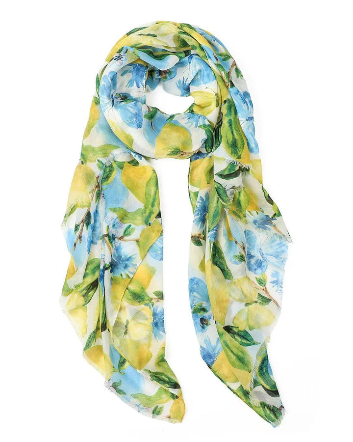 Iris Lemon Blossom Scarf