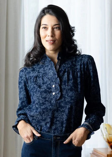Frilling Shirt Indigo