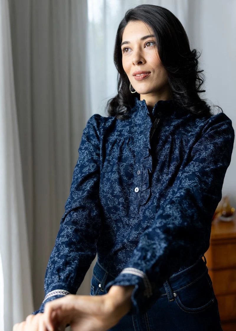 Frilling Shirt Indigo
