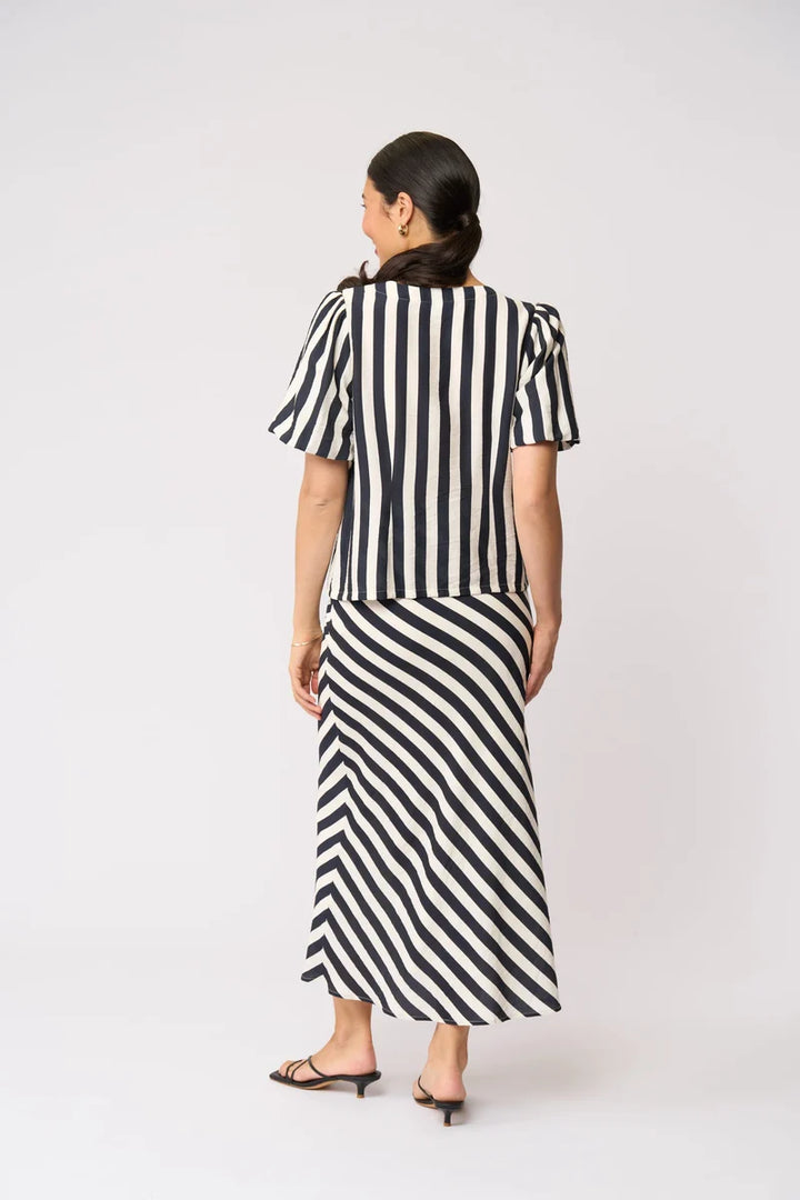 Stripe Right Skirt