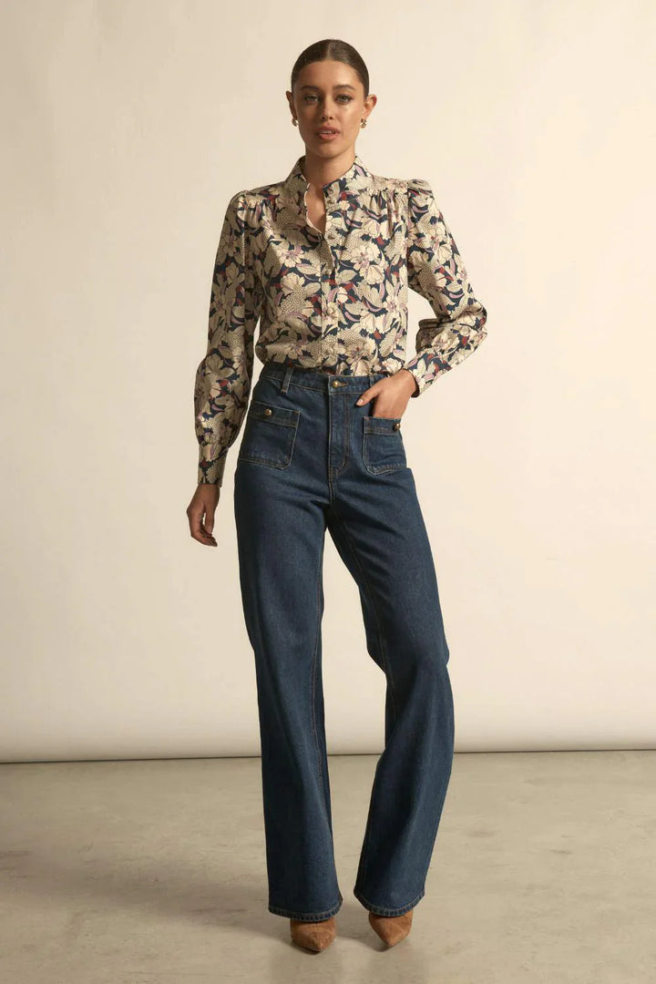 Fete Top - Berry Garden