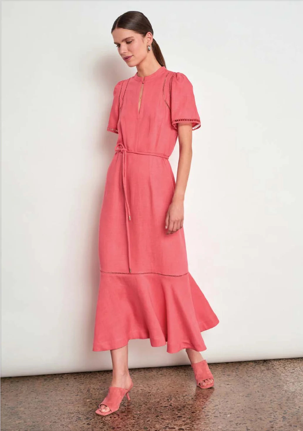 Poem Dress- Flamingo