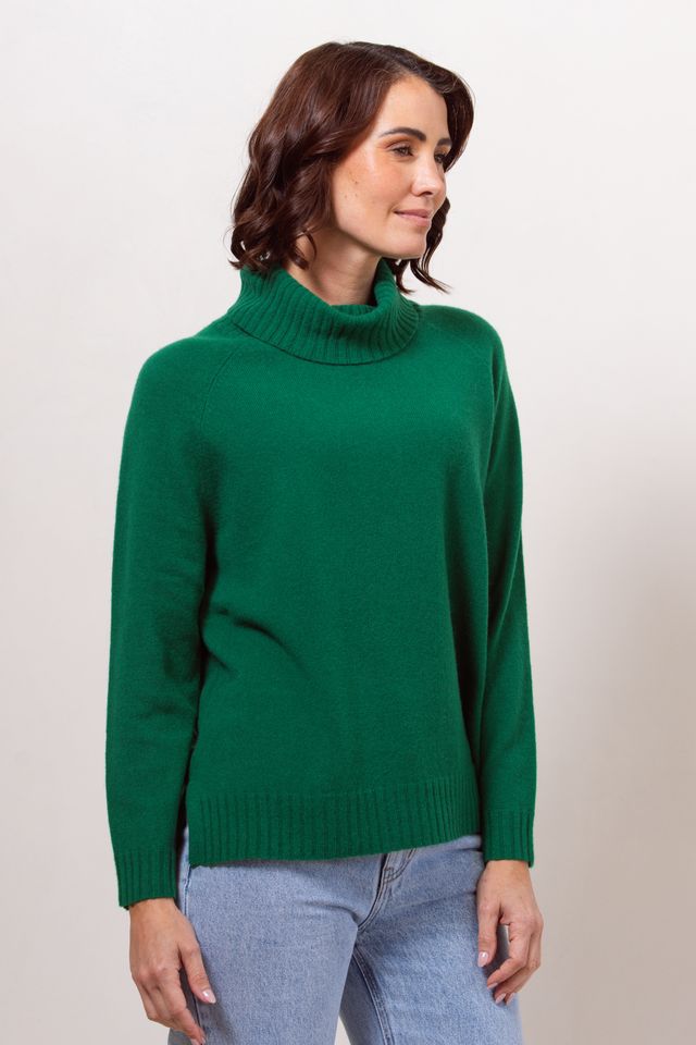 100% Merino Roll Neck sweater