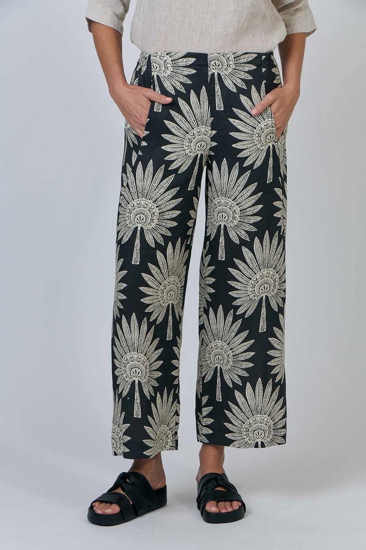 Date Palm Linen Pant