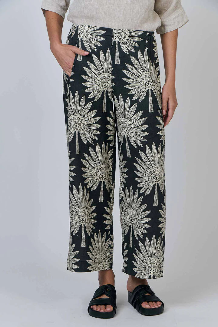 Date Palm Linen Pant