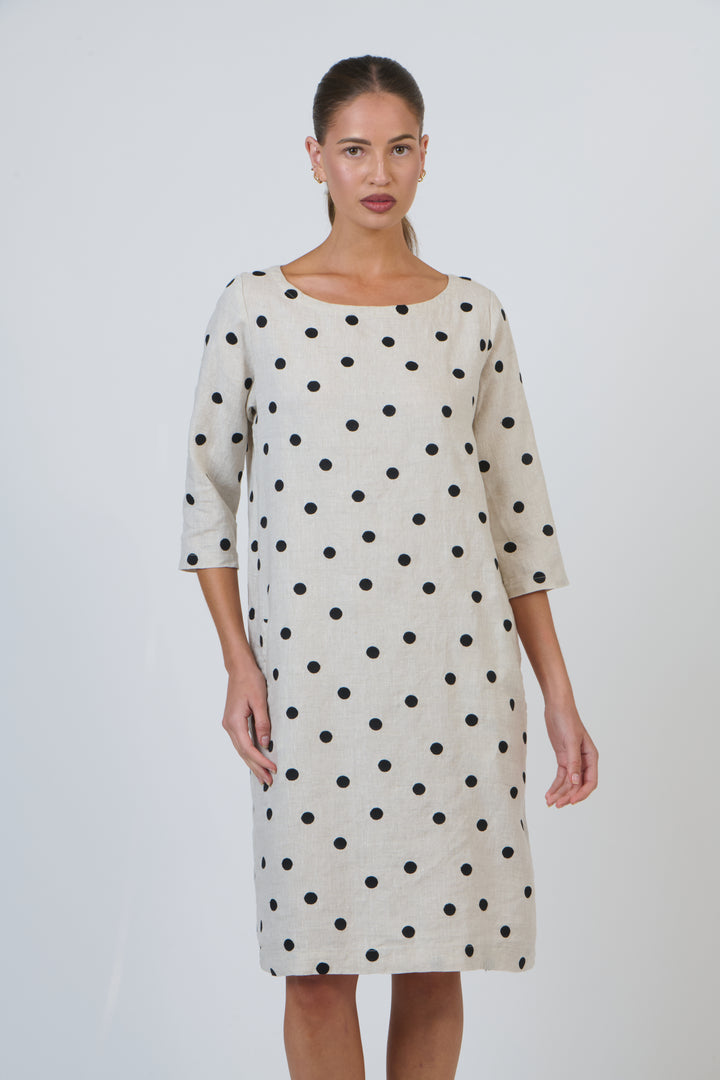 Poppy Seed Linen Dress