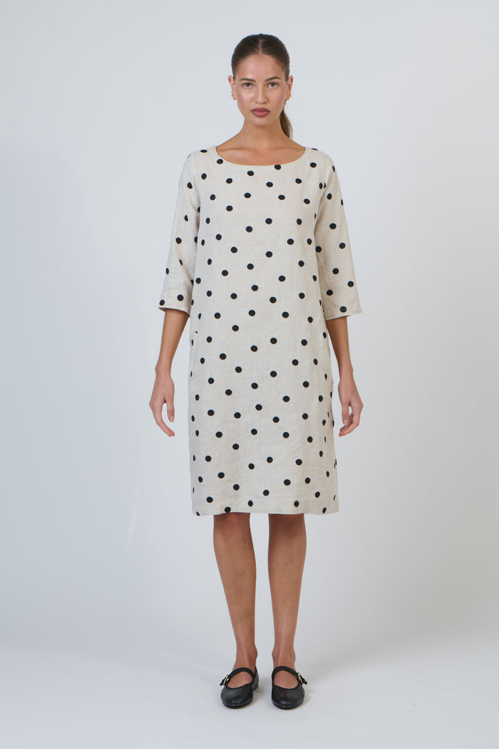 Poppy Seed Linen Dress