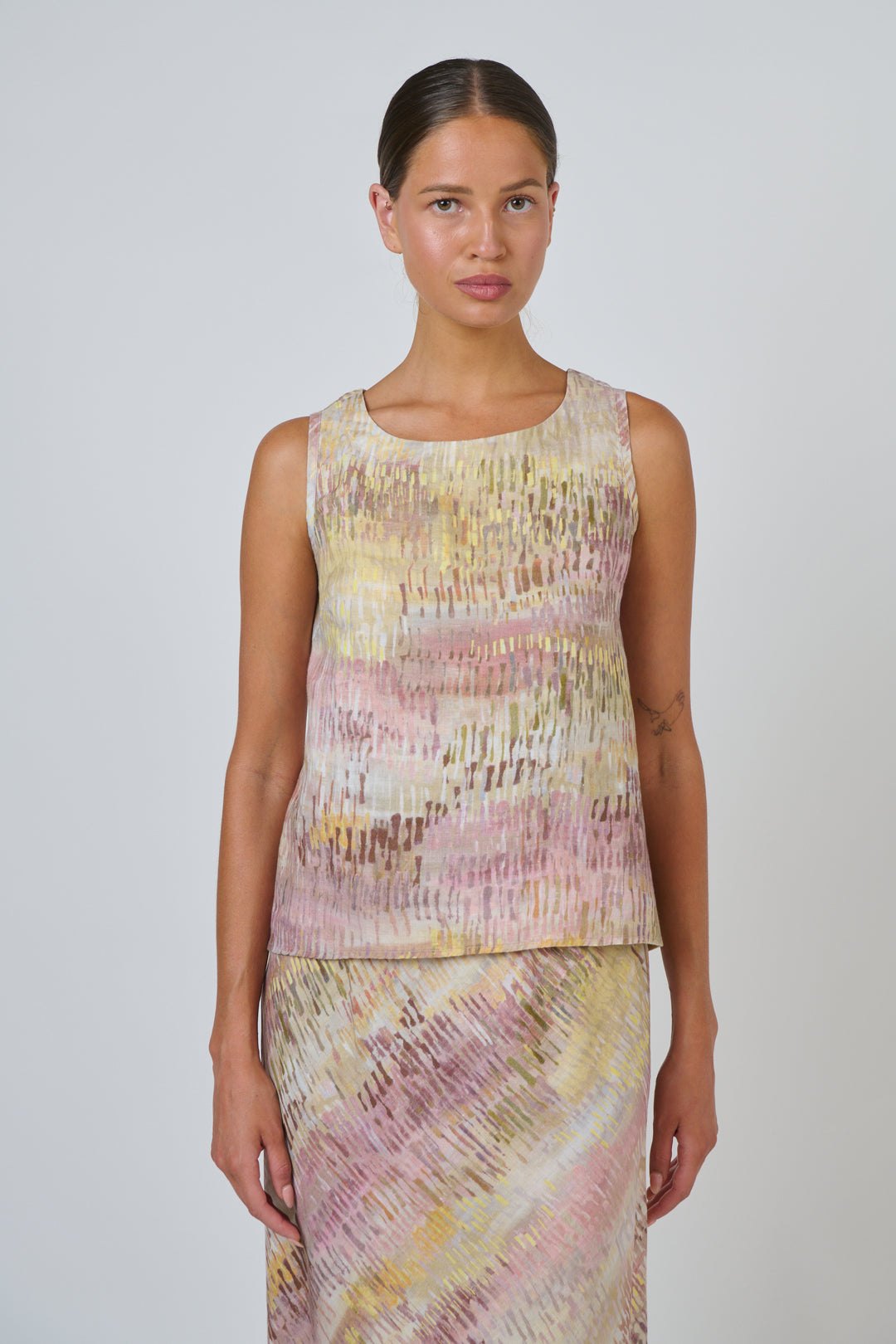 Jardin S/L Linen Top