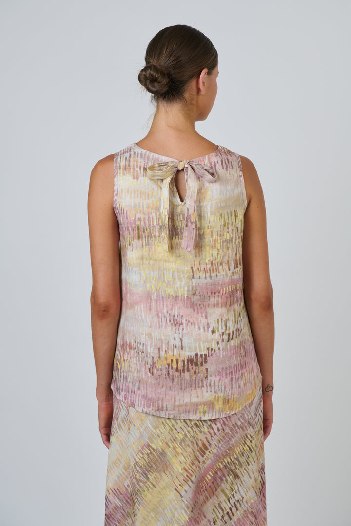 Jardin S/L Linen Top