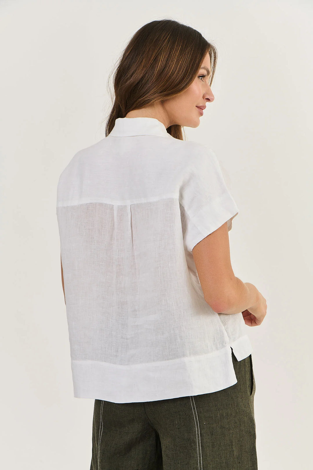 White Linen Shirt Naturals