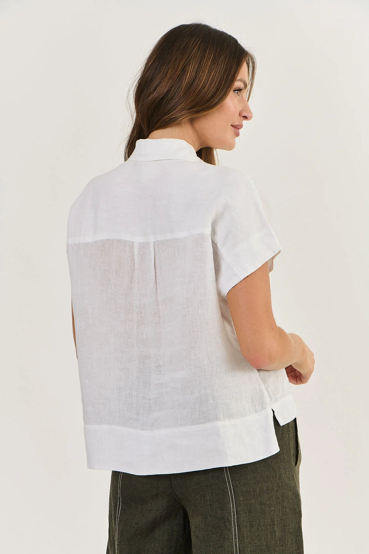 White Linen Shirt Naturals