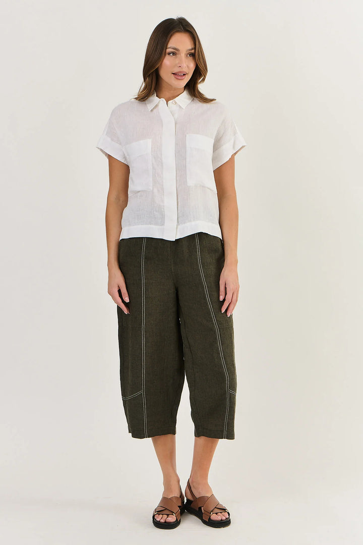 White Linen Shirt Naturals
