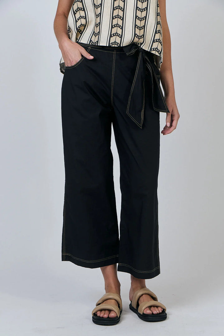 Poplin Pant contrast stitch
