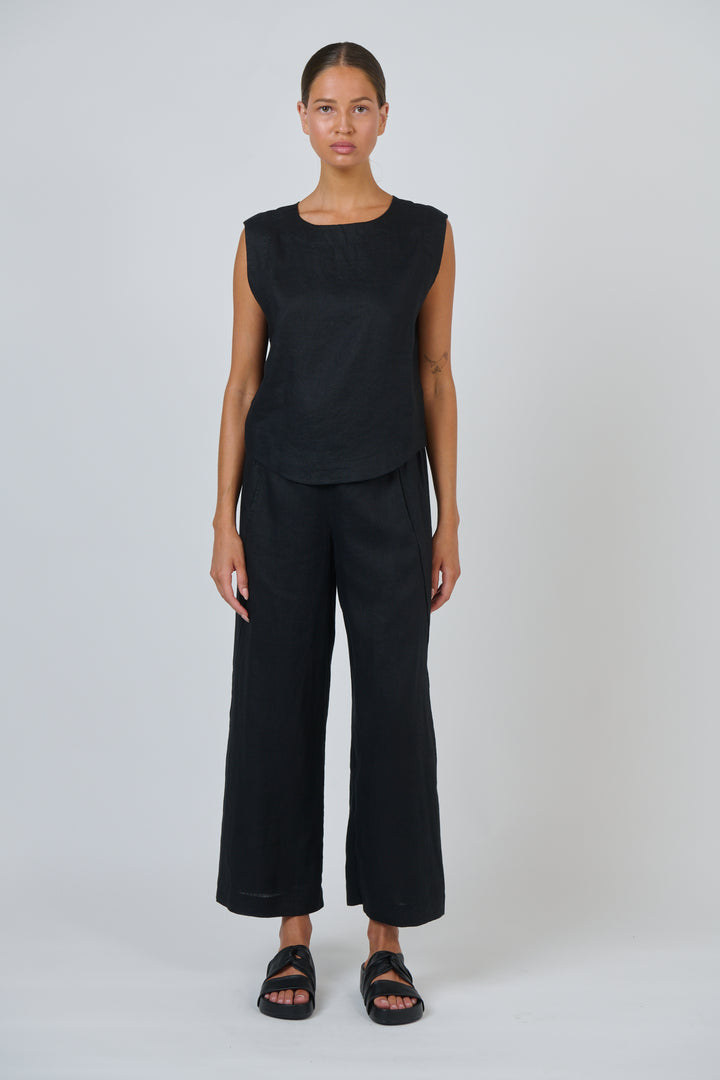 Linen Shell Top S/L