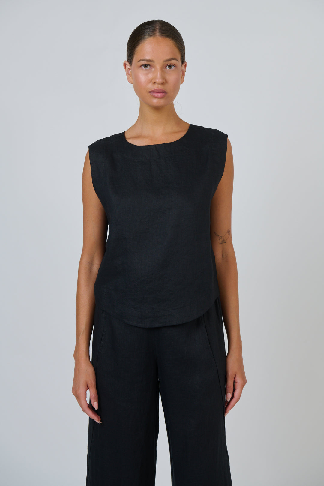 Linen Shell Top S/L