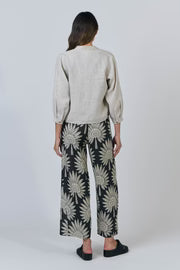 Cropped Linen Shirt