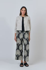 Cropped Linen Shirt