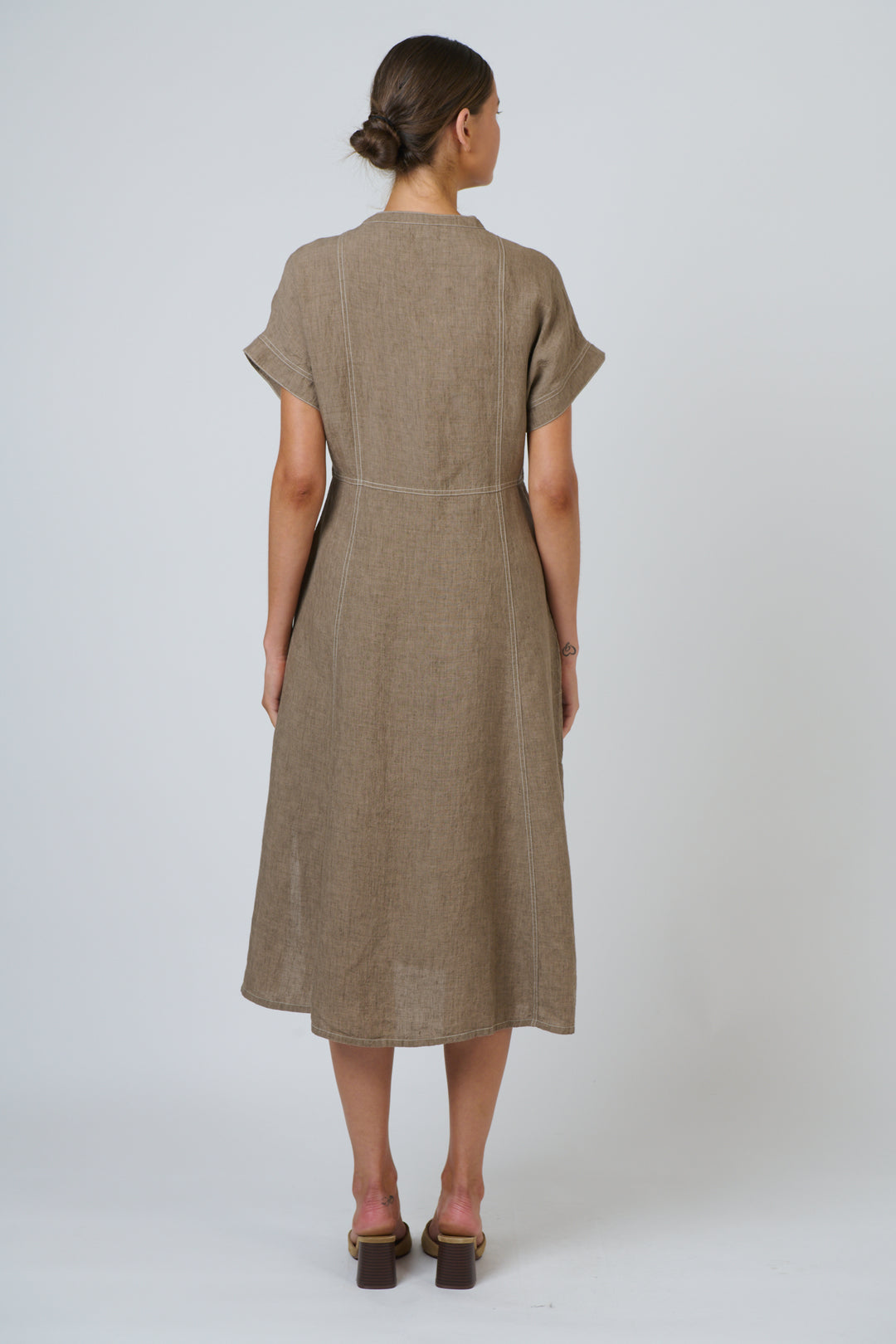 Agate Linen Dress