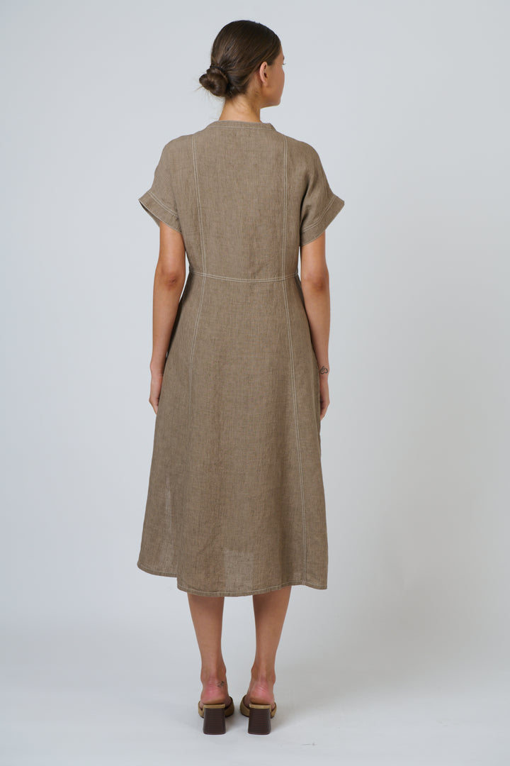 Agate Linen Dress