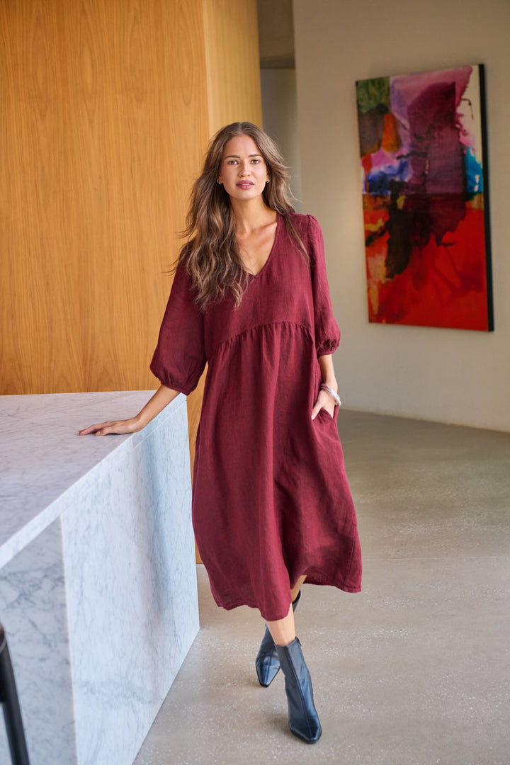 Redwood Linen Dress