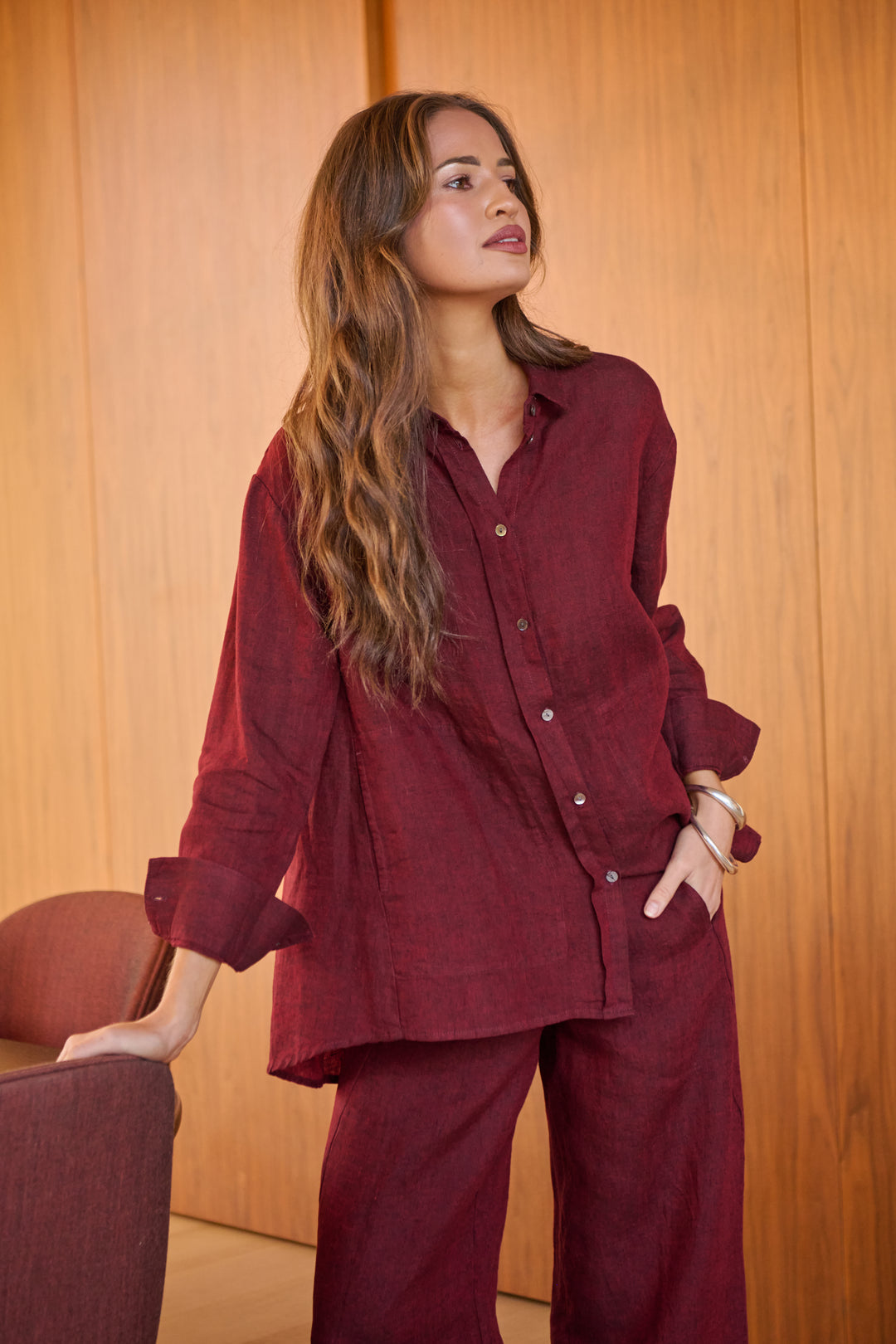 Redwood Linen Shirt
