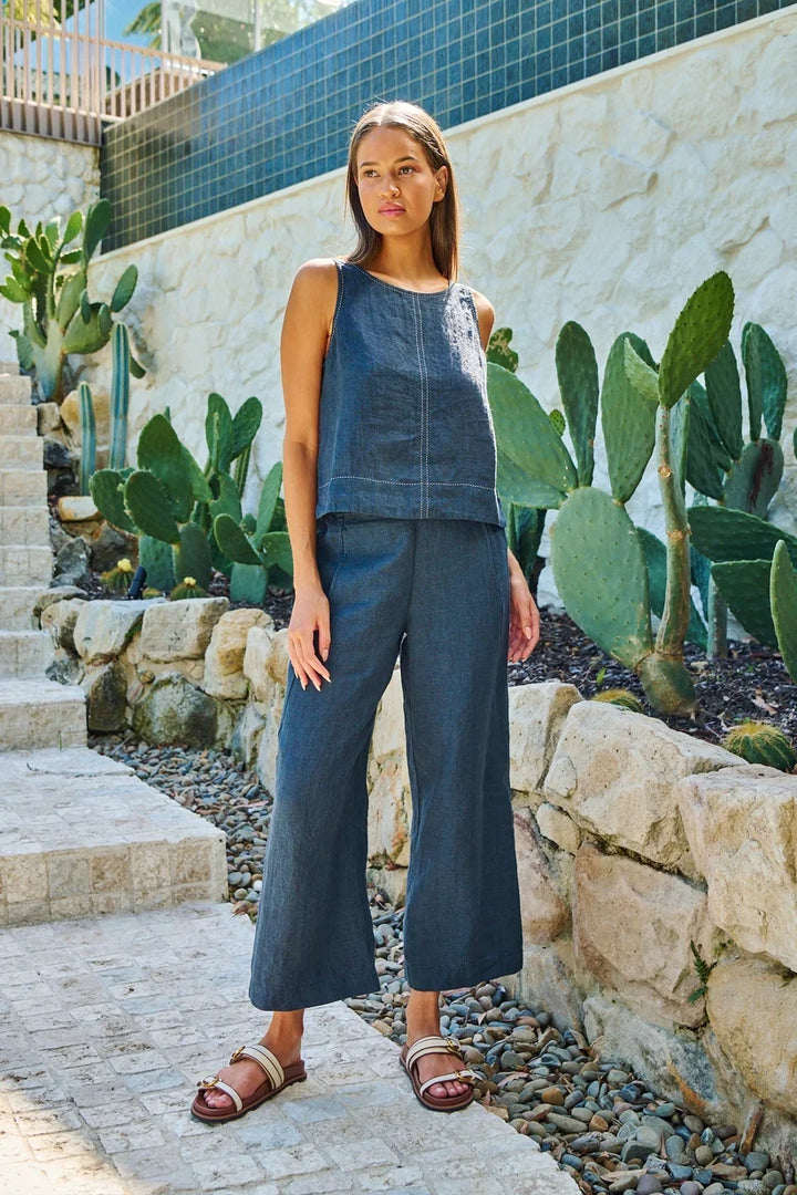 Linen Pants - Gunsmoke
