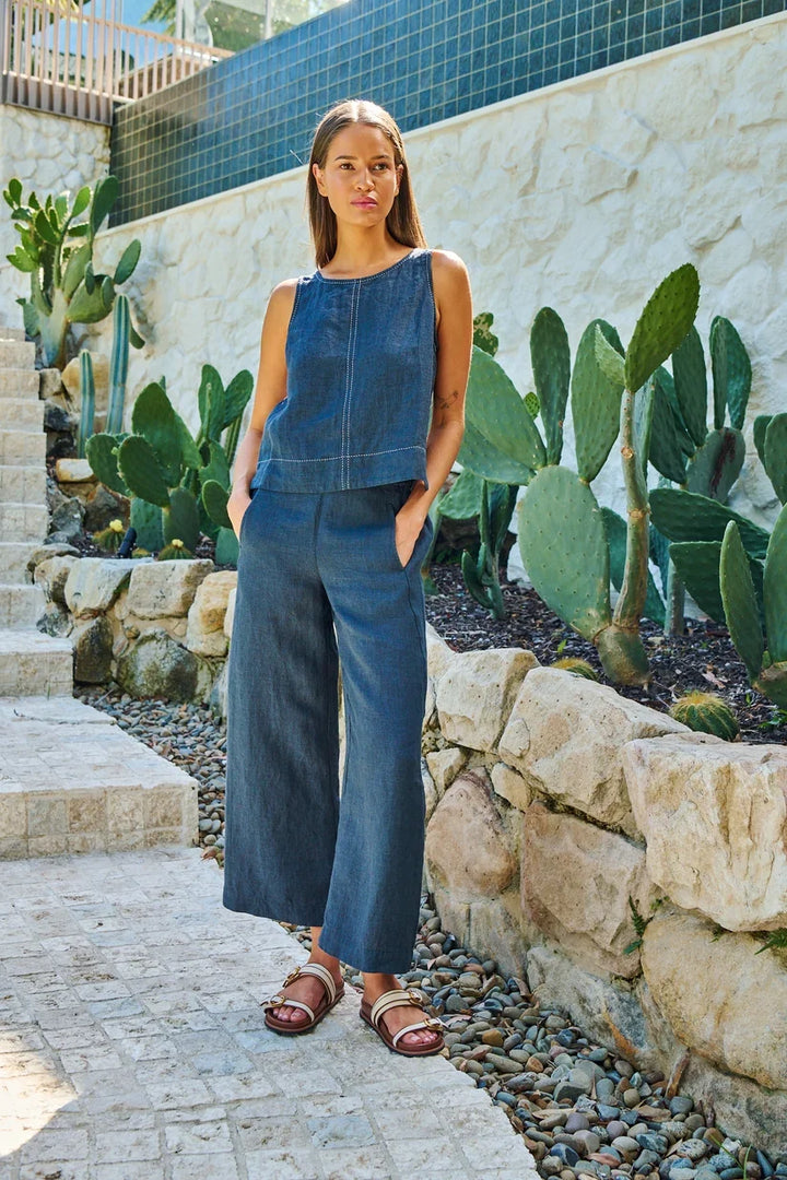 Linen Pants - Gunsmoke