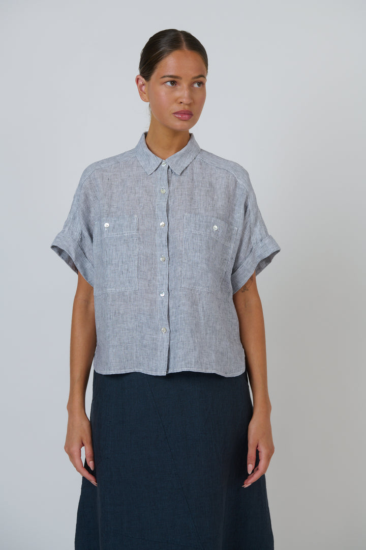 Silver Classic Collar Shirt