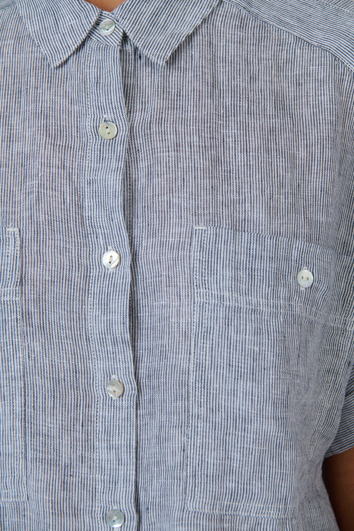 Silver Classic Collar Shirt