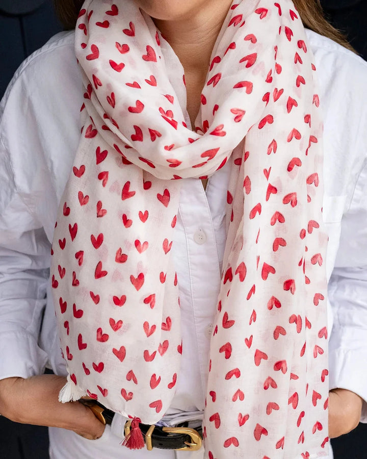 Ruby Heart Scarf